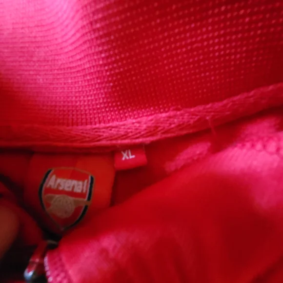 Arsenal Red Track Jacket - Picture 2 of 2